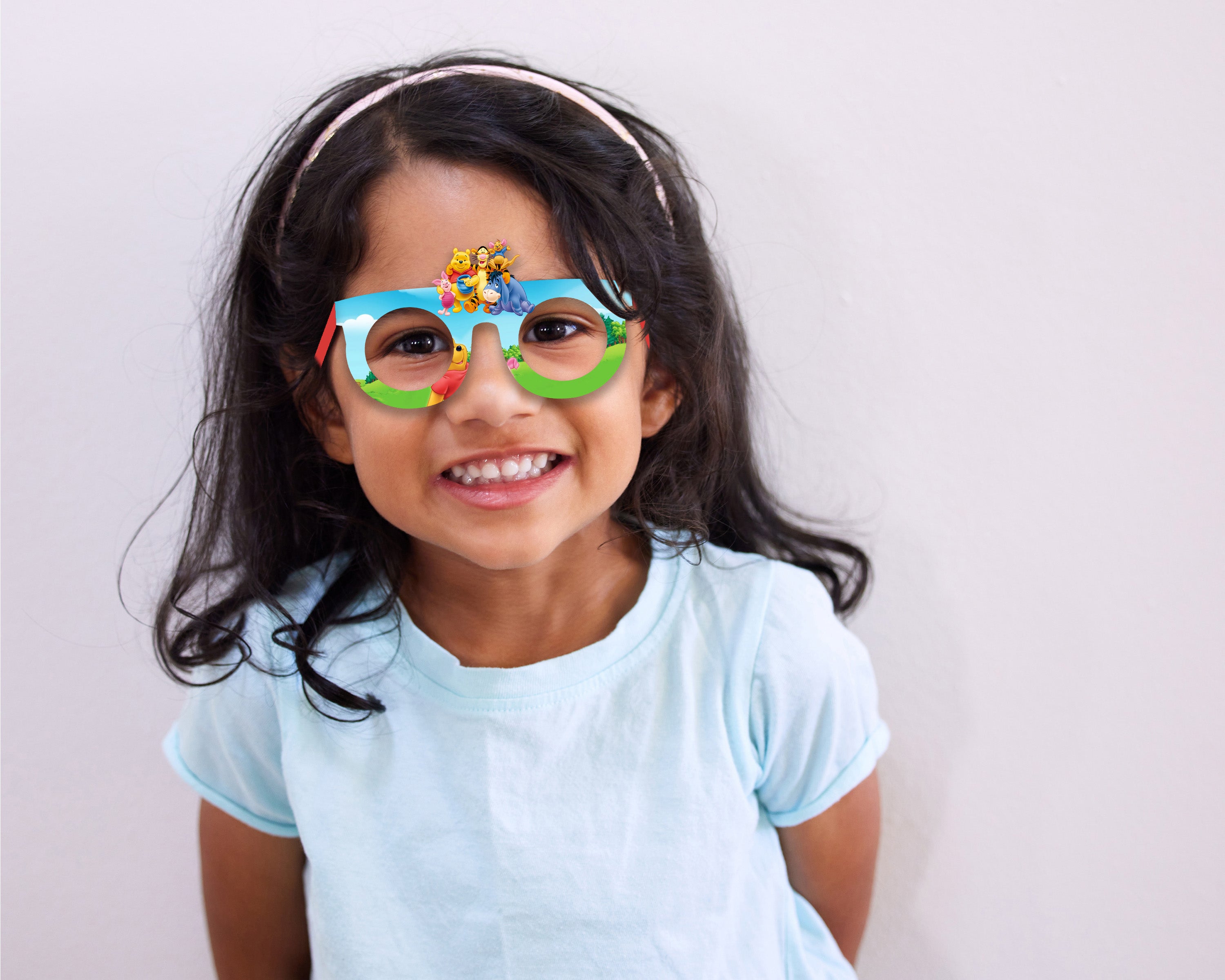 Winnie The Pooh theme Birthday Party glasses