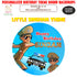 Little Singham Theme Customized Round Backdrop - image 1 of 4 | Party Supplies India