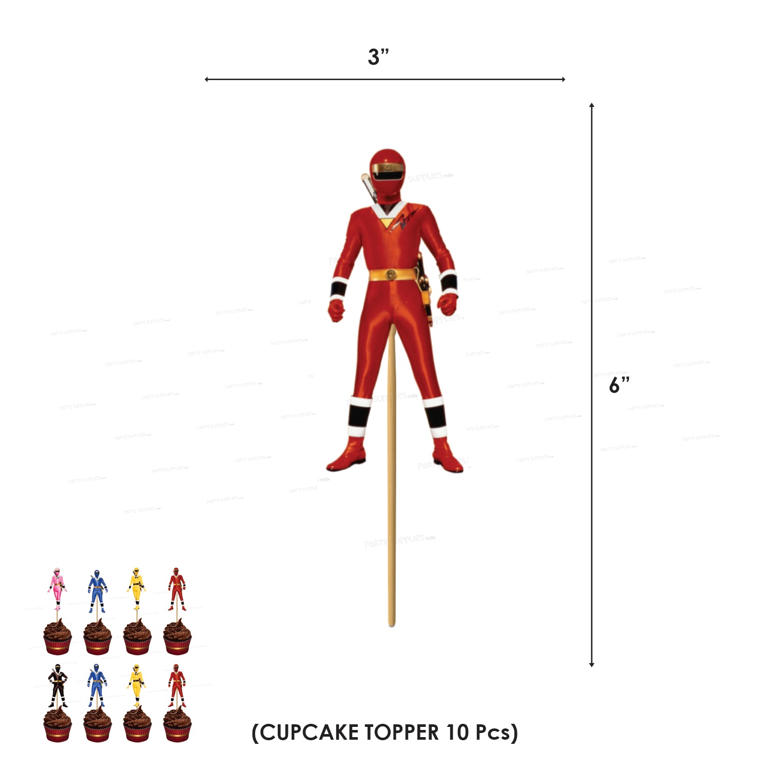 Power Rangers Theme Premium Combo Kit