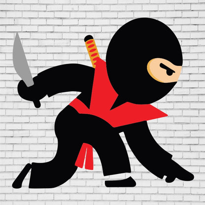 Ninja Theme Cutout NJA-16