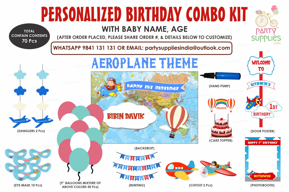 Aeroplane Theme Exclusive Kit