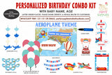 Aeroplane Theme Exclusive Kit - image 1 of 11 | Party Supplies India