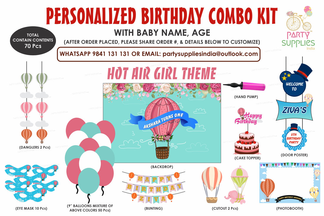 Hot Air Girl Theme Exclusive Kit