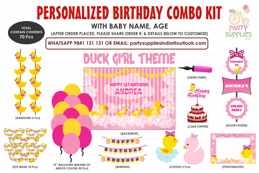 Duck Girl Theme Exclusive Kit