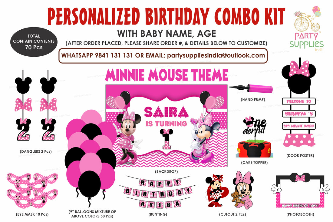 Minnie Mouse Theme Exclusive Kit