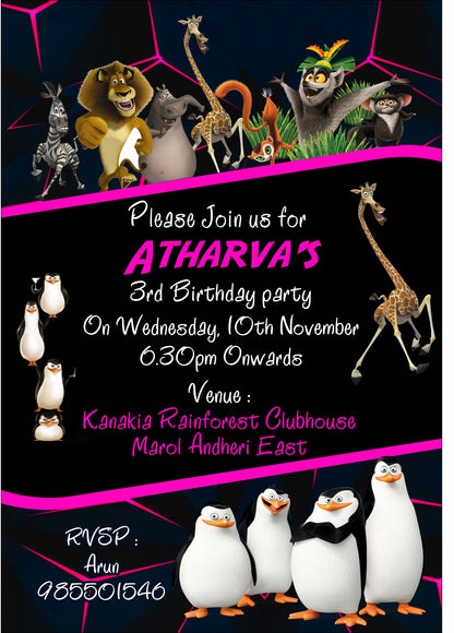 Penguin Theme Invite