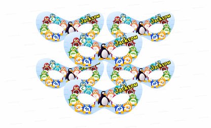 Penguin Customized  Theme Eye Mask