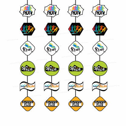 Marathon Theme  Customized  Dangler