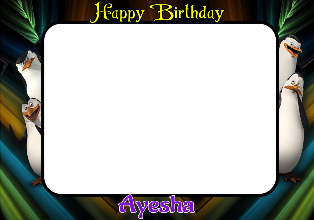 Penguin Theme Customized PhotoBooth