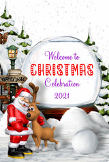 PSI Christmas Theme Welcome Board - 01 - image 1 of 3 | Party Supplies India