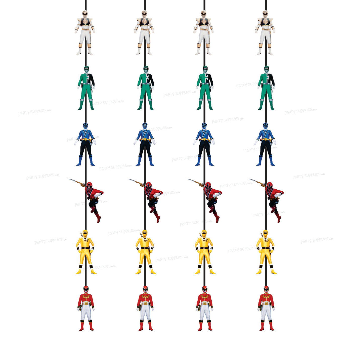 Power Rangers Theme Dangler