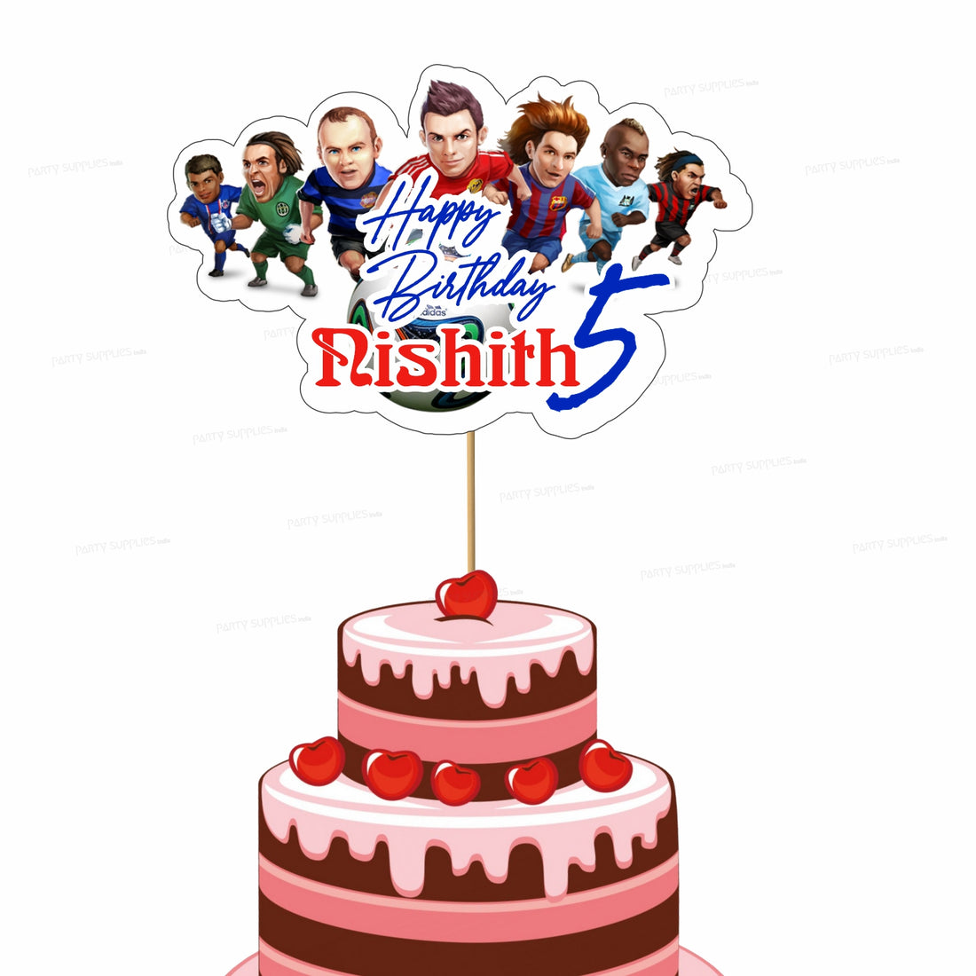 Football Theme Cake Topper