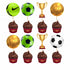 Football Theme Cup Cake Topper - image 1 of 3 | Party Supplies India