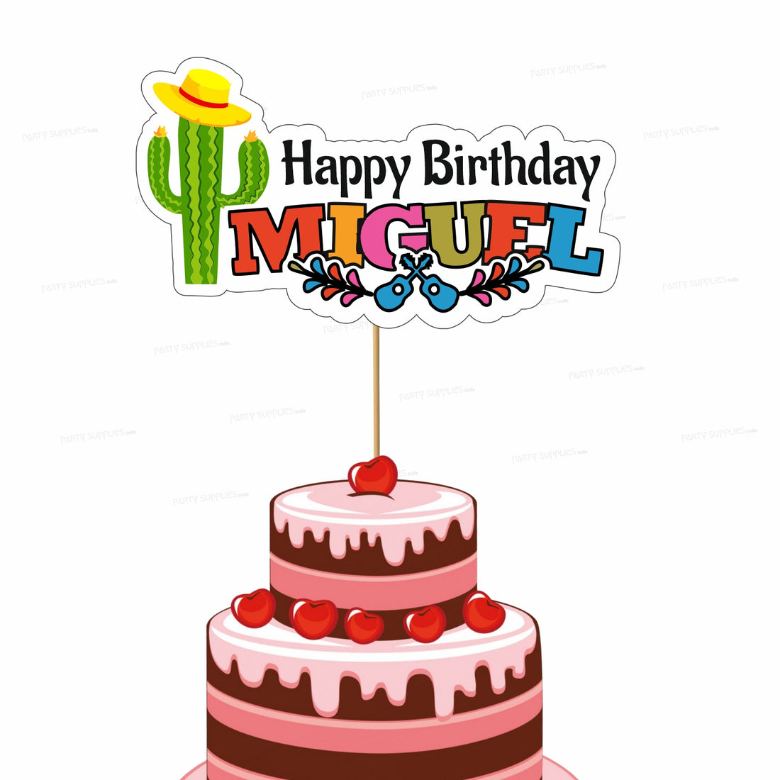 Coco Theme Cake Topper