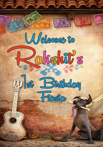 Coco Theme Welcome Board