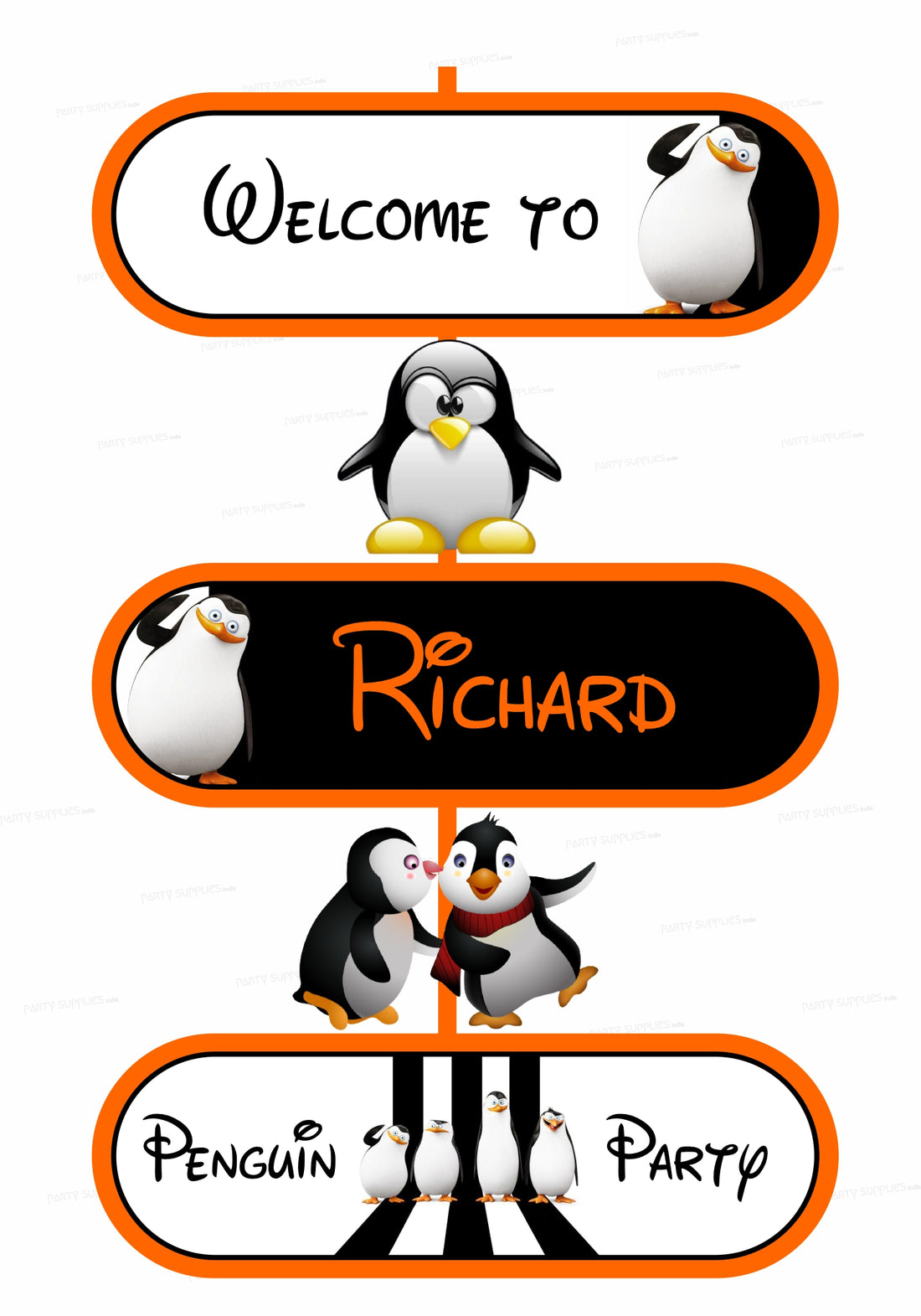 PSI Penguin Theme Door Poster