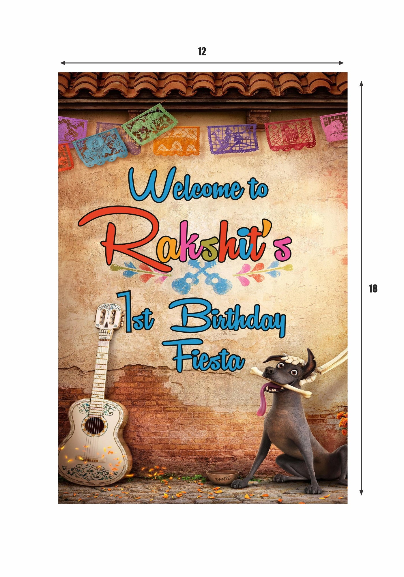 Coco Theme Welcome Board