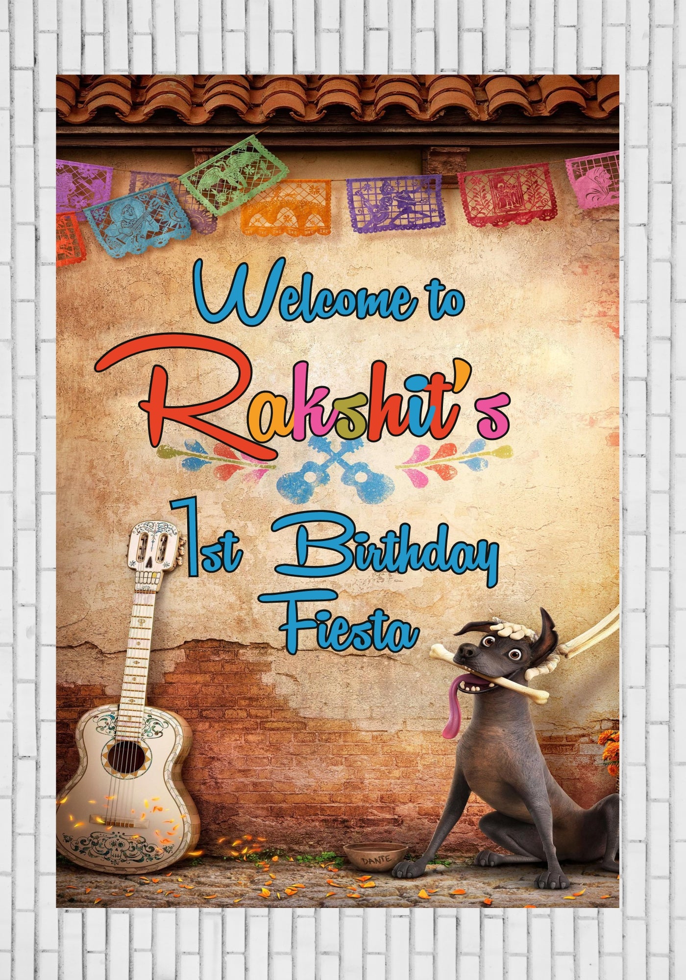 Coco Theme Welcome Board