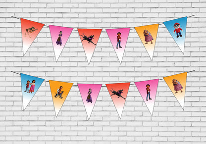 Coco Theme Flag Bunting