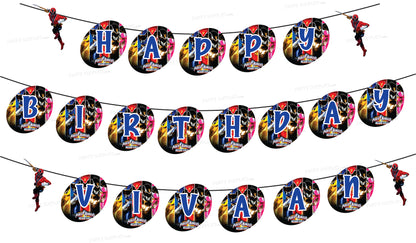 Power Rangers Theme Hanging