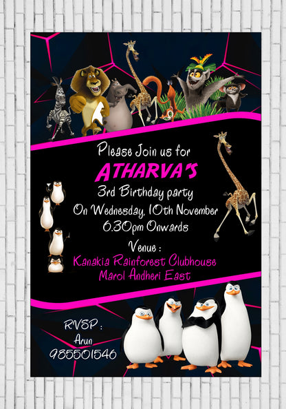 Penguin Theme Invite