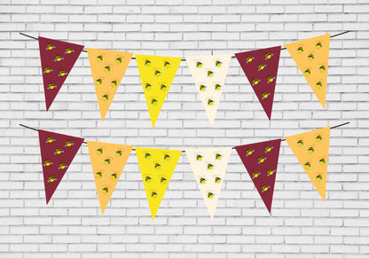 Bumble Bee Theme Flag Bunting