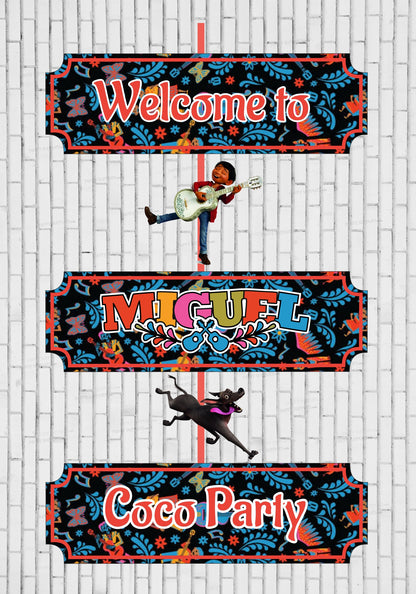 Coco Theme Door Poster