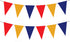 Power Rangers Theme Flag Bunting - image 1 of 3 | Party Supplies India