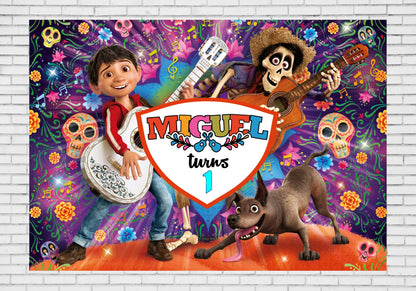 Coco Theme Backdrop