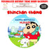 Shinchan Theme Personalized Round Backdrop - image 1 of 4 | Party Supplies India