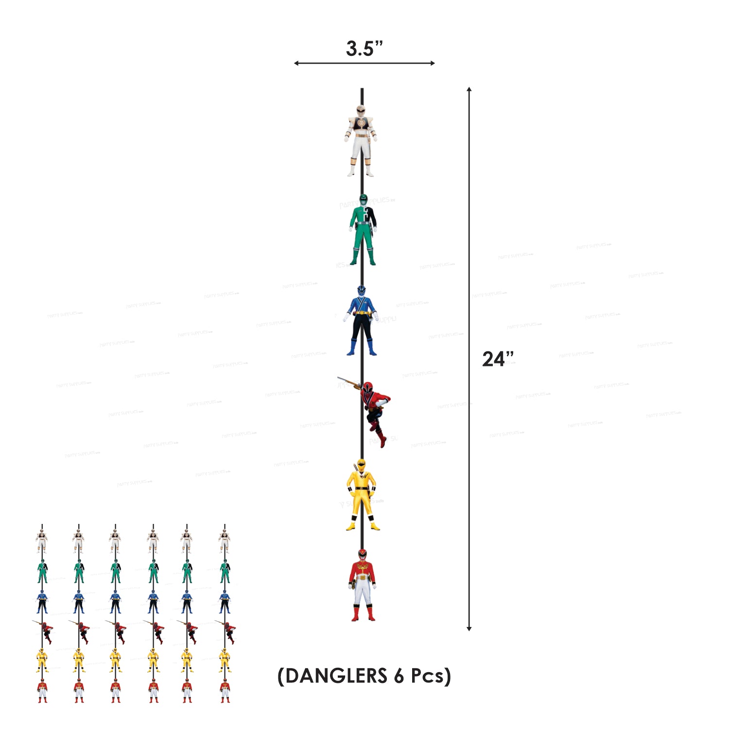 Power Rangers Theme Classic Combo Kit