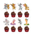 Tom & Jerry Theme Characters Cup Cake Topper - image 1 of 3 | Party Supplies India