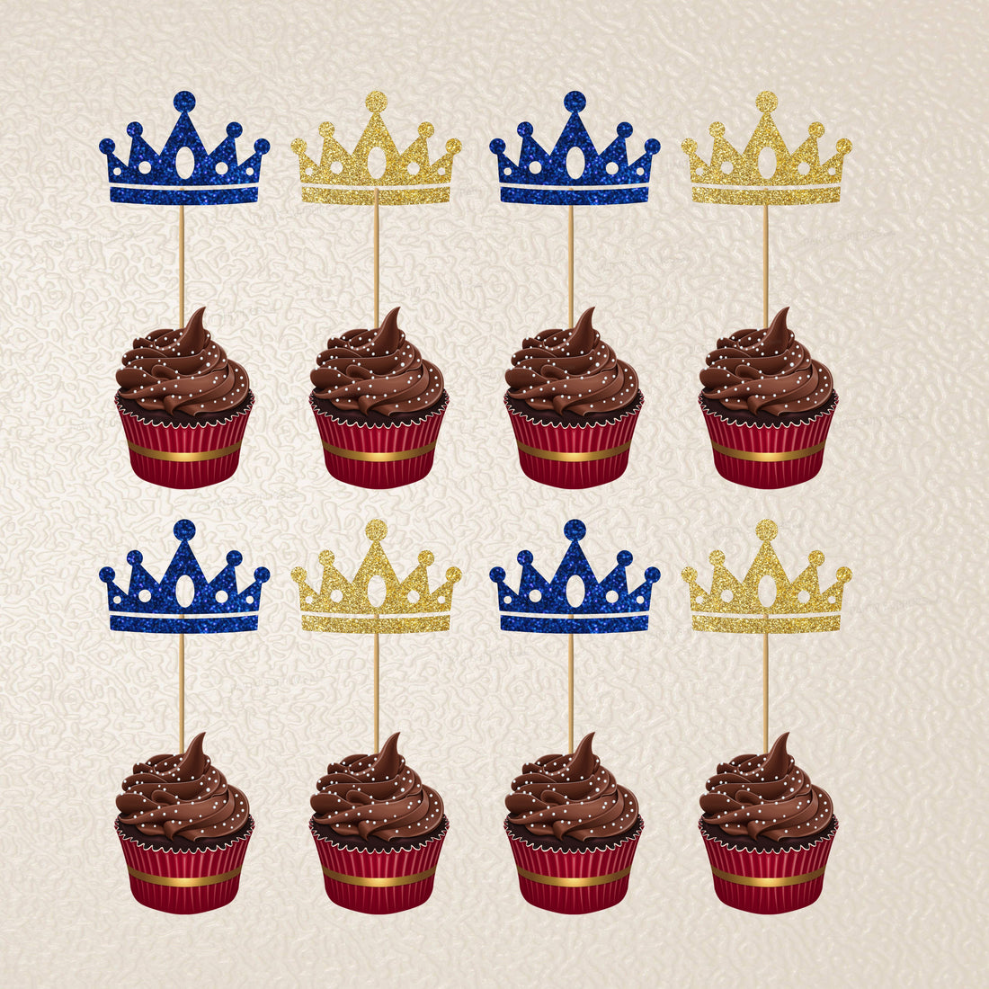 Prince Theme Cup Cake Topper