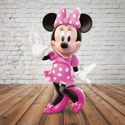 Minnie Mouse Style Pose Theme Cutout