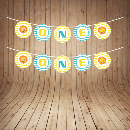 Sunshine Theme Boy Baby Age Hanging