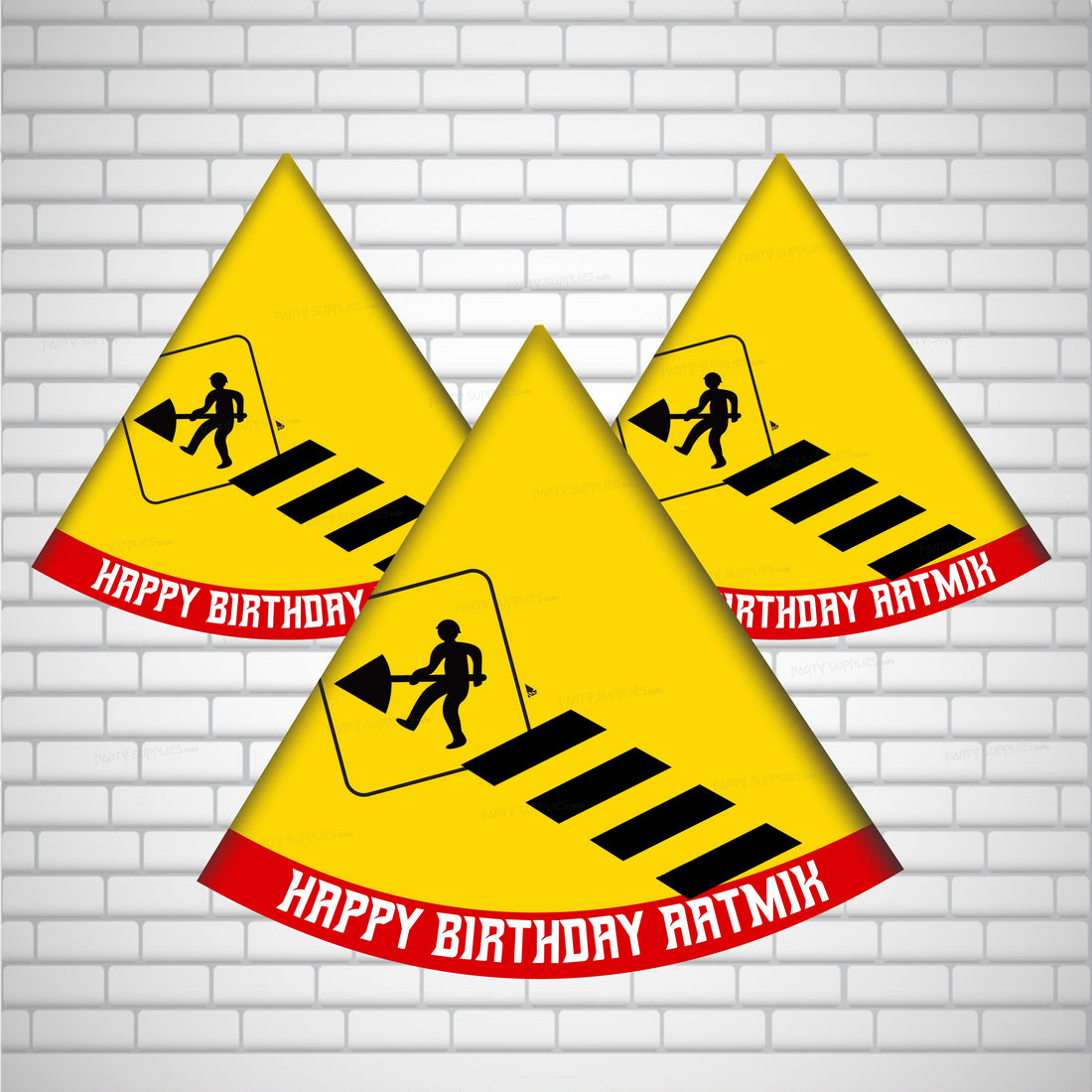 Construction Theme Personalized Hat