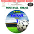 Football Theme Round Backdrop - image 1 of 4 | Party Supplies India