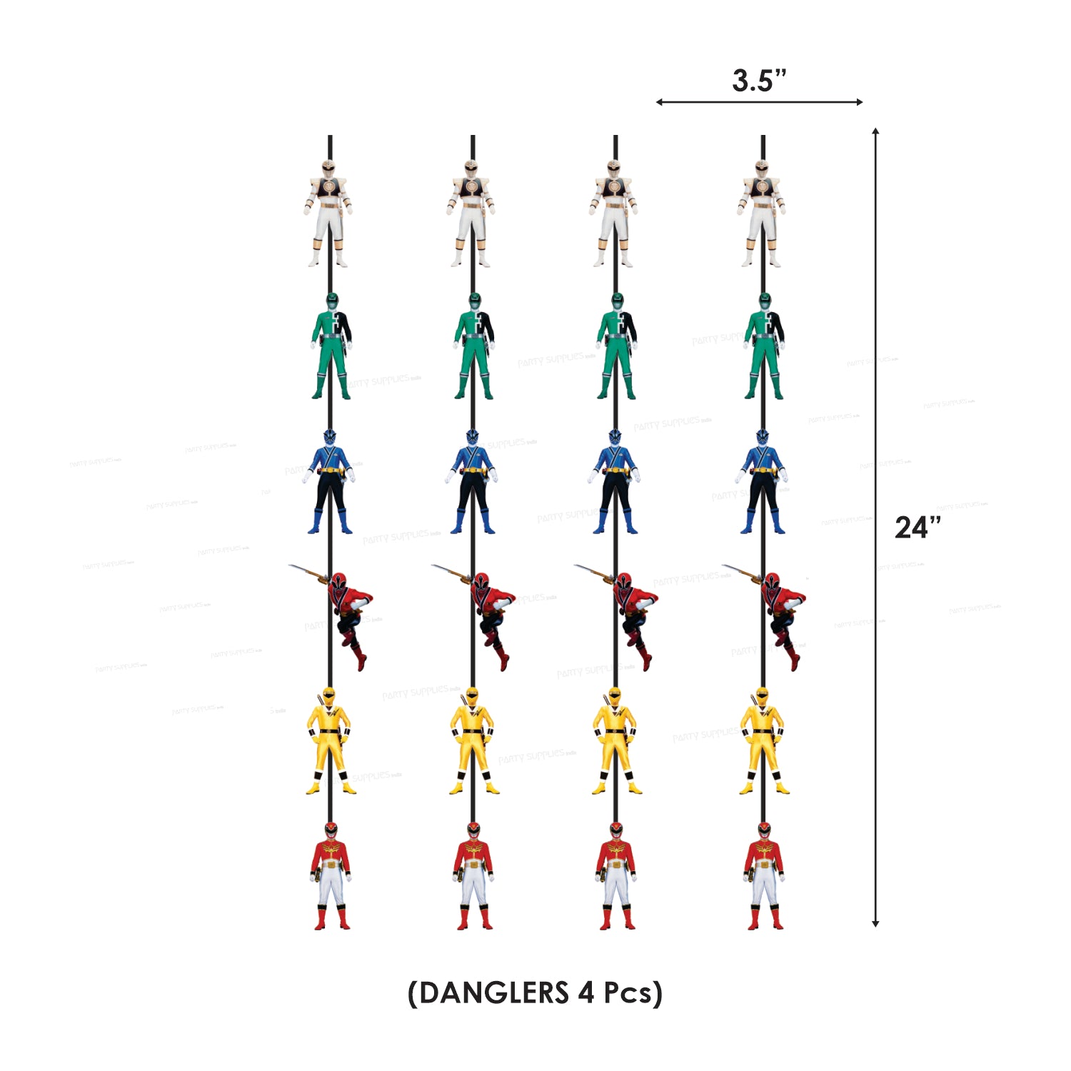 Power Rangers Theme Heritage Combo Kit