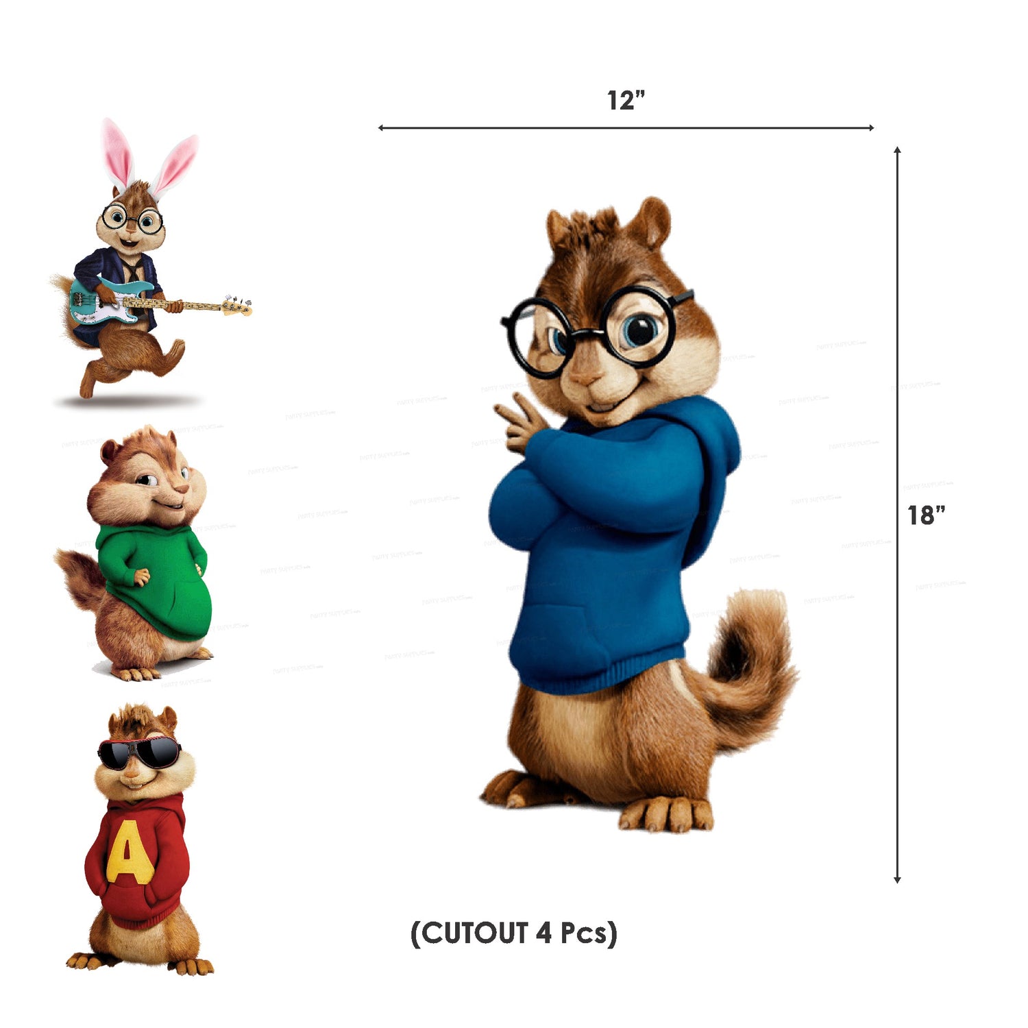 Alvin and Chipmunks Theme Classic Combo Kit - image 6 of 14 | Party Supplies India