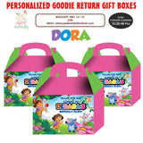 Dora The Explorer Theme Goodie Return Gift Boxes - image 1 of 5 | Party Supplies India