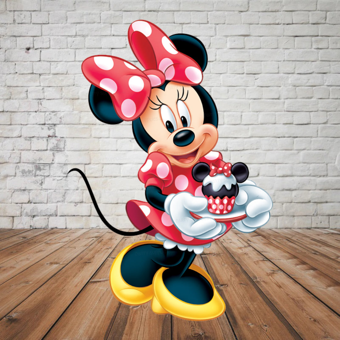 Minnie Mouse with topper Theme Cutout