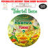 Tinker Bell Theme Personalized Round Backdrop - image 1 of 4 | Party Supplies India