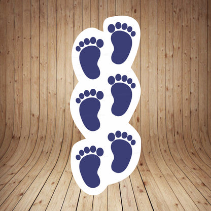 Little Krishna Foot Steps Theme Cutout