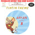 Tintin Theme Round Backdrop - image 1 of 5 | Party Supplies India