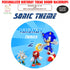 Sonic the Hedgehog Theme Premium Round Backdrop - image 1 of 4 | Party Supplies India