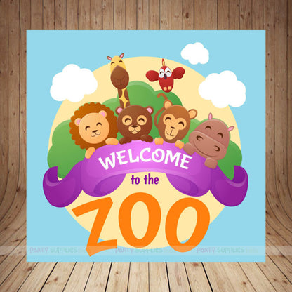 Jungle Theme Personalized Welcome Board