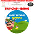Shinchan Theme Customized Round Backdrop - image 1 of 4 | Party Supplies India