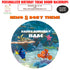 Nemo and Dory Theme Personalized Round Backdrop - image 1 of 4 | Party Supplies India