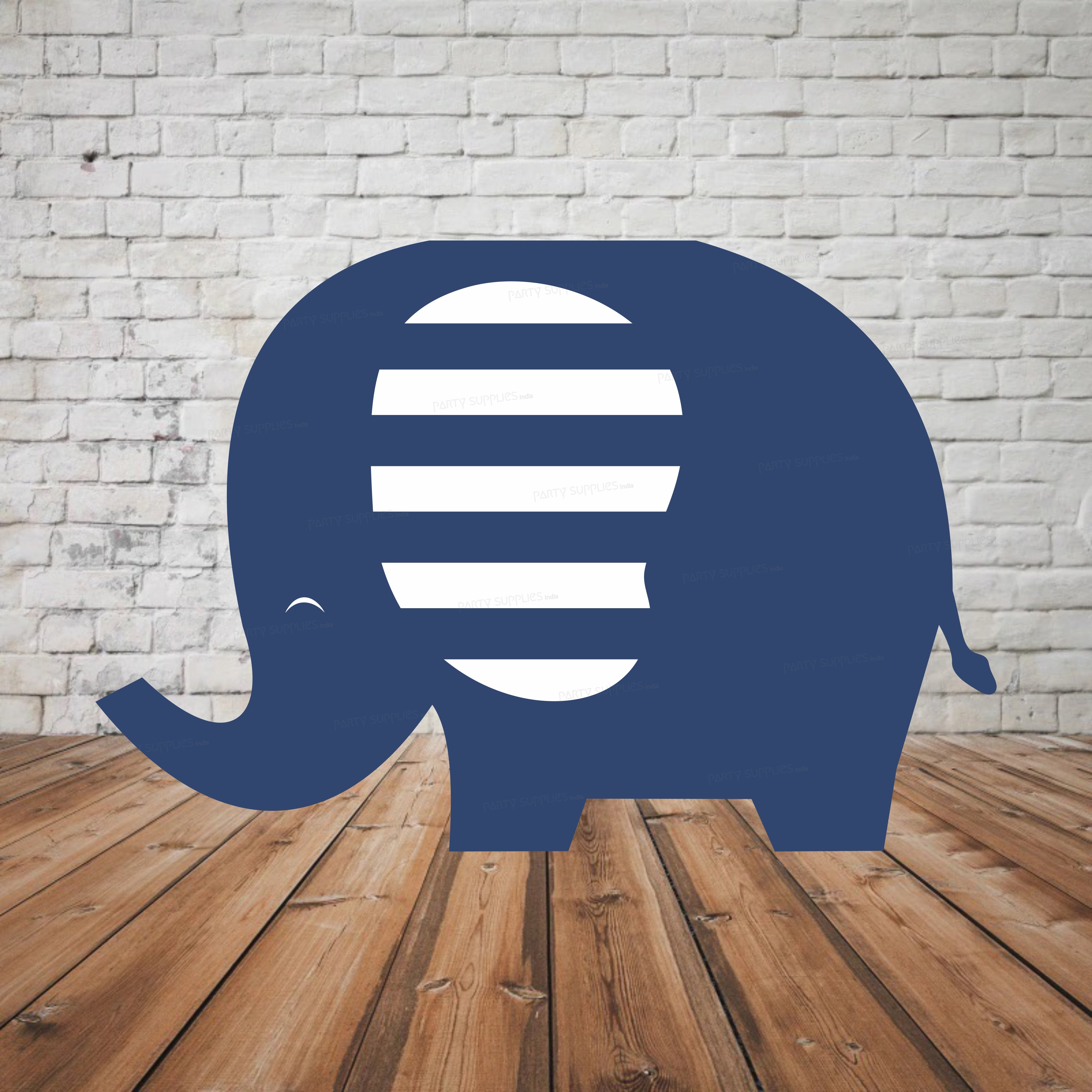 PSI Blue Elephant Theme Cutout - 03