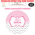 Pink Elephant Theme Customized Round Backdrop - image 1 of 4 | Party Supplies India